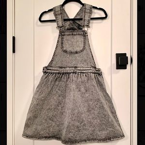 Rustic cottagecore overall dress skirt